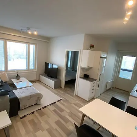 Bright City With Own Private Sauna Huoneisto